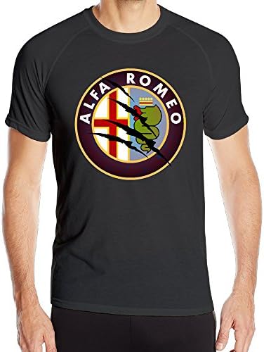 Rumso Men's Alfa Romeo Logo With Claw Training Sports Compression Quick Dry T Shirts