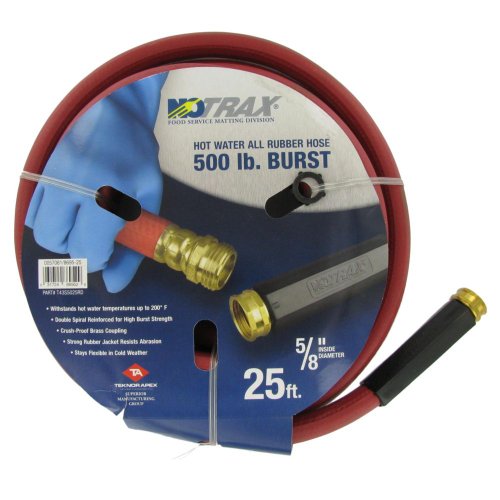 Apex 5/8 In. Dia X 25 Ft. Red Rubber Commercial Hot Water Hose Hosesi