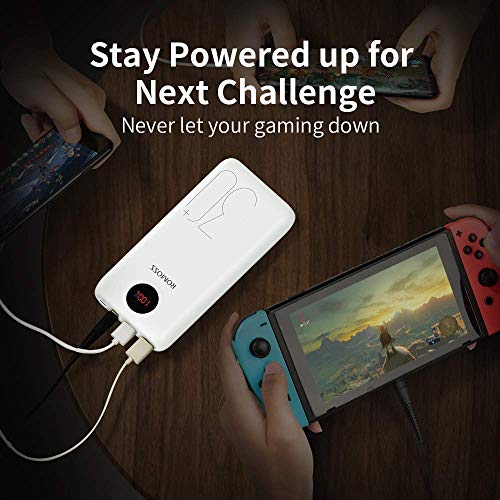 ROMOSS USB C Portable Charger 26800mAh, 18W PD Power Bank QC3.0, Tri-Input-Output Battery Pack Compatible for iPhone 11/11Pro, iPad, MacBook, S10, Switch, GoPro and More