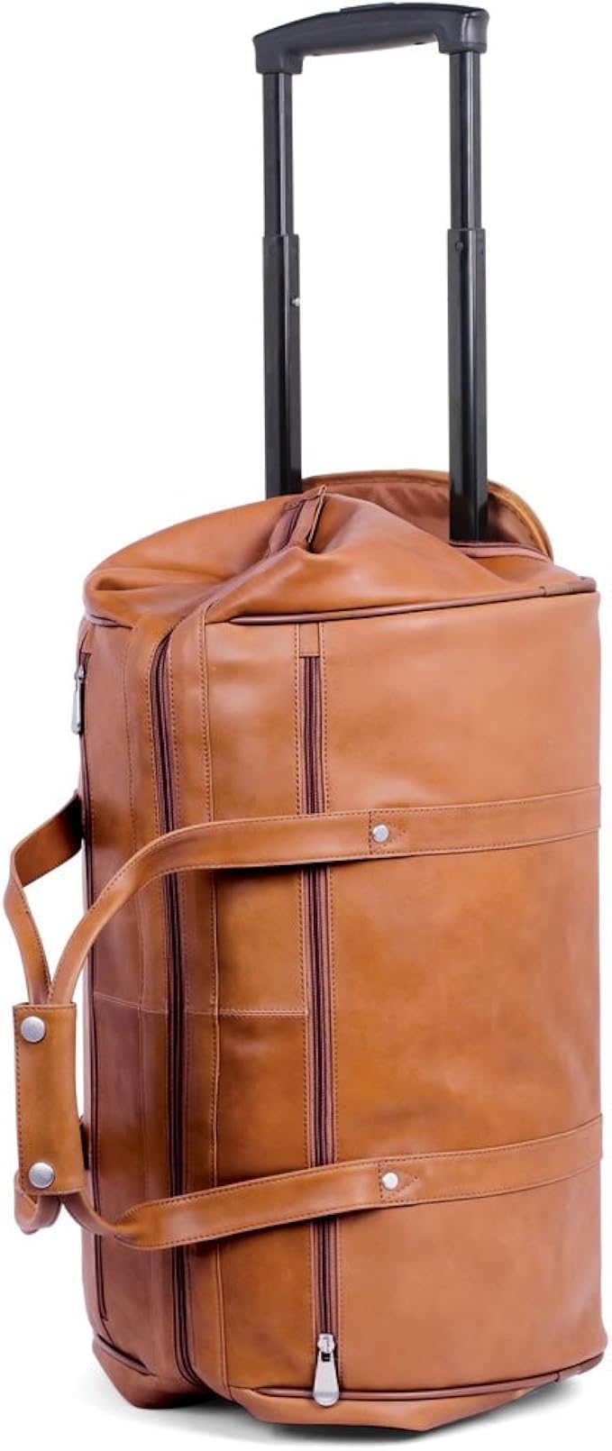 widemouth leather weekend bag