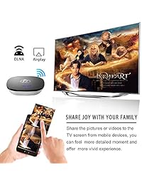 Caja de TV para Android, reproductor multimedia 4K, A95X F1, Smart TV Box Amlogic S905W 2G 16 G 2,4 GHz WiFi con mando a distancia