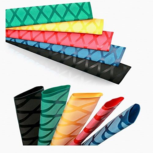Moke Non-Slip X Heat Shrink Grip DIY Badminton Rackets Fishing rods,Badminton overgrip, Length 0.5M(RED φ30mm)