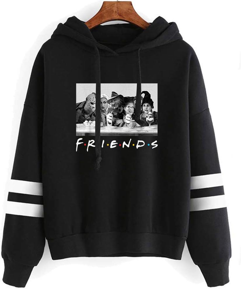 Novelty Friend Sweatshirt Hoodie Friend TV Show Merchandise Pullover Women Funny Graphic Hoodies Hooded Sweater Tops Clothes