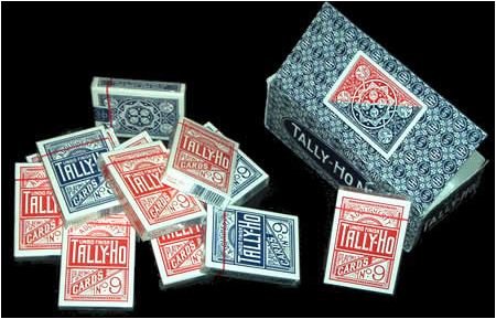 TALLY-HO Fan (12 Decks Pack) by US Playing cards Company