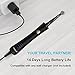 Fairywill Rotary Whitening Electric Toothbrush - For a Dentist like clean with 3 Modes, Waterproof with a built in Timer, Rechargeable Battery, and 2 Brush Heads for Home Use in Black