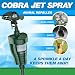Hoont8482; Cobra Powerful Outdoor Water Jet Blaster Animal Pest Repeller – Motion Activated - Blasts Cats, Dogs, Squirrels, Birds, Deer, Etc. Out of Your Property