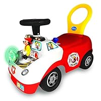 Kiddieland Disney Mickey Activity Fire Truck Ride-On