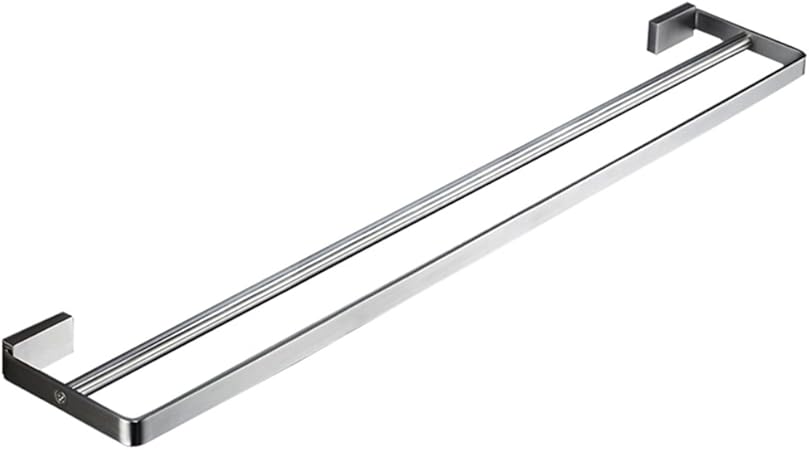 Barra de Toalla Doble de Pared montado 304 Acero Inoxidable Colgante de