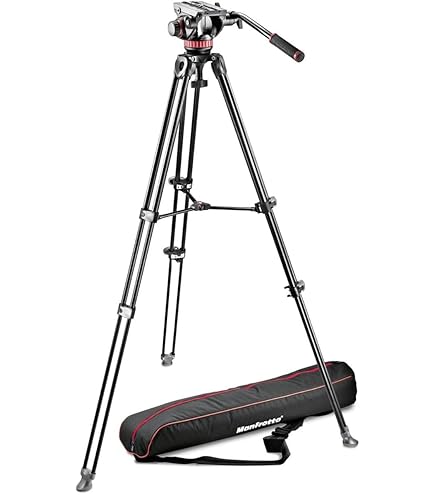 Manfrotto 055CX3 3-Section Carbon Fiber Tripod With 498RC2