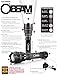 Nebo O2 Beam 420 Lumen LED flashlight in special gift case with 4 X EdisonBright AA alkaline batteries. 5 lighting modes. Zoom adjustable beam.