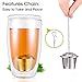 ME.FAN Tea Infuser Set - Premium Stainless Steel Tea Strainers - Included Loose Leaf Tea Filters (Set of 3)& Tea Scoop with Bag Clip - Best Gift for Tea Lover