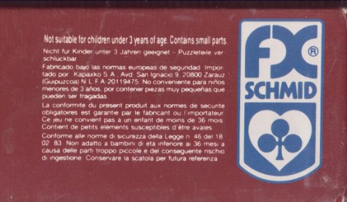 F.X. Schmid Puzzle 1000 Piece - "Eyes in the Mist" Wolf Puzzle