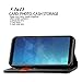 J&D Case Compatible for OnePlus 5T Case, [Wallet Stand] [Slim Fit] Heavy Duty Protective Shock Resistant Flip Cover Wallet Case for OnePlus 5T Wallet Case - Black