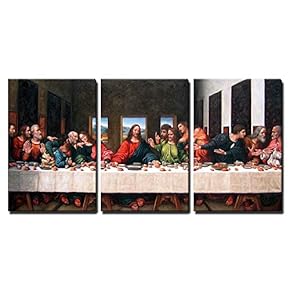 Last Supper by Andrea Solari - Canvas Art Wall Art - 16"x24" inches