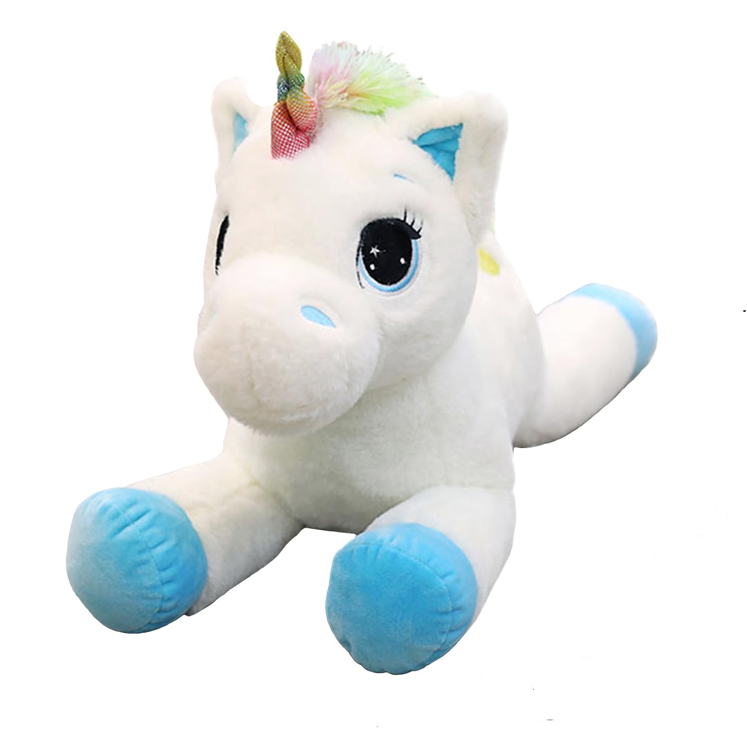 Georgie Porgy Children Plush Unicorn Velvet Cuddly Toy Stuffed Animal Teddy Soft Toy for Girls Gifts (15'' White Unicorn) — image 1