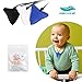 WEHVKEI Shark Tooth Chew Necklace for Kids - Chewing Necklace Teething Necklace Teether Necklace Chew Toys Teething Toys - Designed for Chewing, Autism, Autism Sensory Teether Toy (3 Pack)
