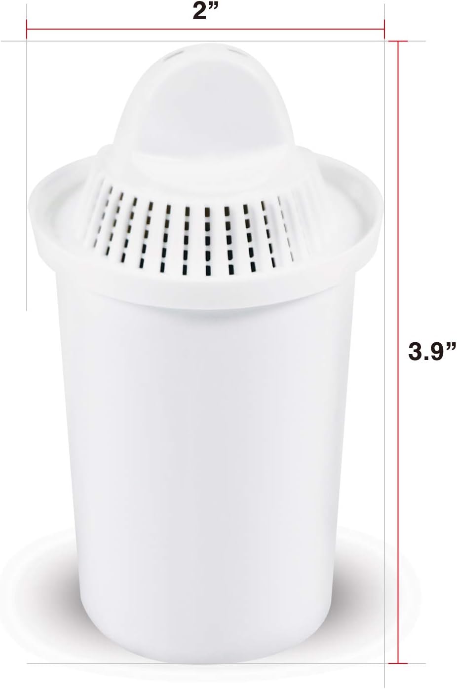 BIO CERA Water Filter Replacement Cartridge for Alkaline Antioxidant Water Ionizer, Activated Carbon Filter Pitcher - Up to PH 9.5 (1 Single Pack): Home & Kitchen