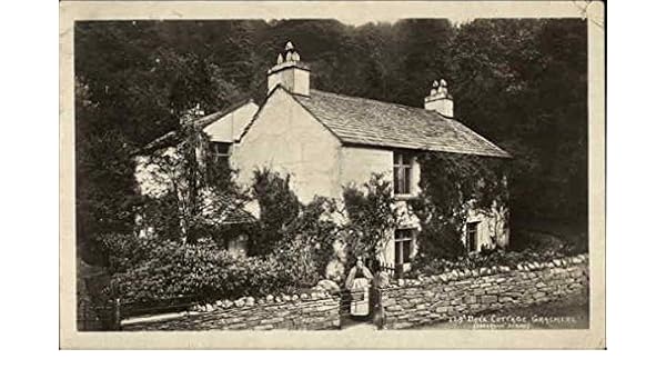 Dove Cottage Grasmere England Original Vintage Postcard At