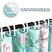 Uphome Pink Rose Flower with Leaves Customized Bathroom Shower Curtain - Aqua Waterproof and Polyester Fabric Bath Curtain Design (72