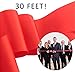 Cornucopia Brands 4-Inch Wide Red Satin Ribbon (10 Yards); Solid Color Craft Ribbon for Holidays, Events, and Crafts, 10-Yard Spool/30 Feet