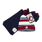 Canada Weather Gear Blue 3 Piece Winter Set - Beanie Hat, Gloves, & Scarf