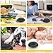 White Noise Sound Machine for Sleeping, 20 Non - Looping Soothing Sounds Lullaby Colorful Night Light Timing Baby Therapy Sound Machine, Auto-Off Timer Battery or USB Output Charger (UFO Black)