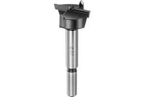 HARFINGTON Forstner Drill Bit 37mm (1-15/32") Tungsten Carbide Wood Forstner Bit Opener Cutter for Hinge Hole Drilling Woodwo