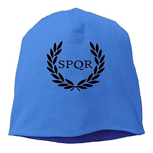 Men & Women Cap SPQR Roman Eagle Empire Caesar Wreath Oak Warm Hiking Warm Knit Beanie Skull Cap Cuff Beanie Hat Knit Hat/Cap Pink