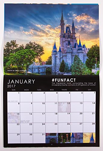 2017 Cinderella Castle Wall Calendar