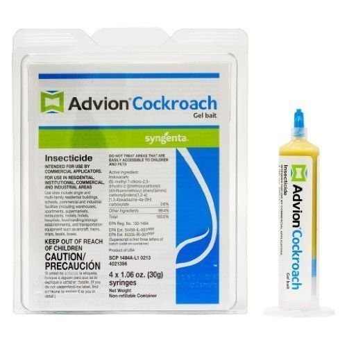 advion Hot New Syngenta Cockroach Gel Bait 1 Box (4 Tubes, 2Tips and 1Plunger) Excellent advion Hot New Syngenta Cockroach Gel Bait 1 Box (4 Tubes, 2Tips and 1Plunger) Excellent