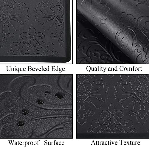 HEBE Oversized Kitchen Mat Thick Cushioned AntiFatigue Floor Mat