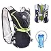 TRIWONDER Hydration Pack Backpack Professional 8L Outdoors Mochilas Trail Marathoner Running Race Cycling Hydration Vest (Black - with 1.5L Water Bladder)