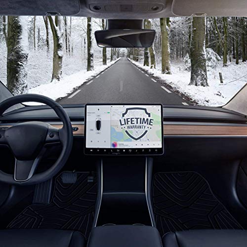 PBC Products Tesla Model 3 All Weather Floor Mats 20172022 with Cup