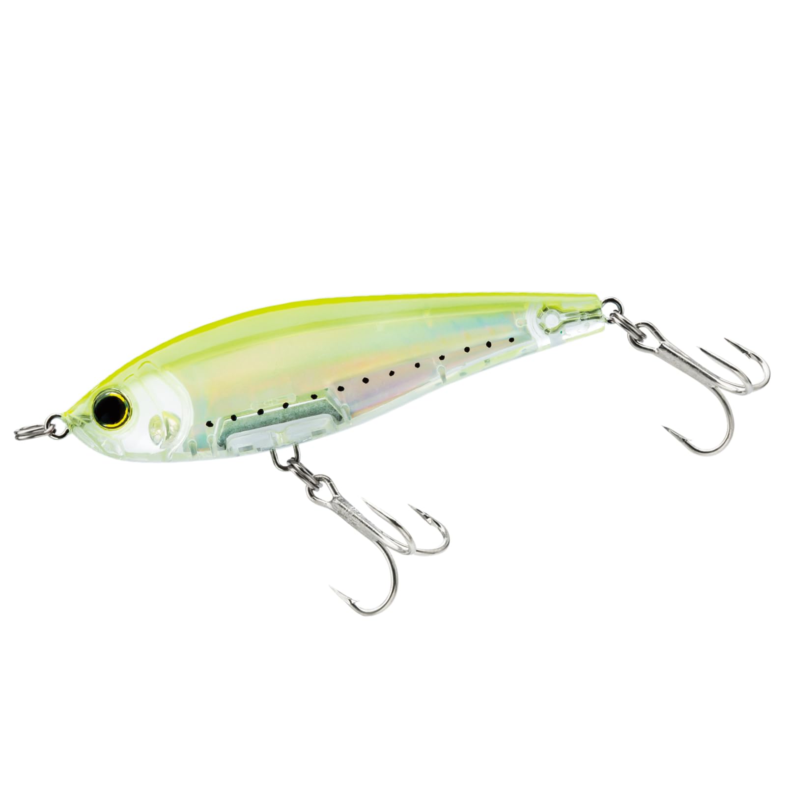 Yo-Zuri 3D Inshore Twitchbait Slow Sinking Lure, Chartreuse, 90mm/3-1/2"
