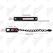 Alise FD9000-B Stainless Steel Chain Door Guard with Spring Anti-Theft Press Lock,Matte Black