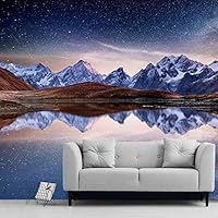 Wall Mural The Beautiful Space World Removable Self-Adhesive Wallpaper Wall Decoration for Bedroom Living Room - 66x96 inches