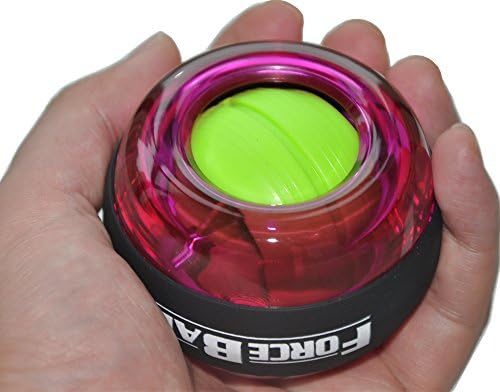 Wincspace Wrist Trainer Powerball Arm Strengthener Essential Gyroscopic Wrist and Forearm Exerciser Ball (purple)