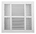 Accord ABSWWH41212 Sidewall/Ceiling Register with 4-Way Design, 12-Inch x 12-Inch(Duct Opening Measurements), White