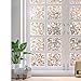 rabbitgoo Glass Window Film, Decorative Window Stickers, Privacy Window Clings, Static Cling Door Window Covering, Stained Glass Window Vinyl, Non Adhesive, Anti UV Pebble Pattern, 23.6 x 70.8 inches