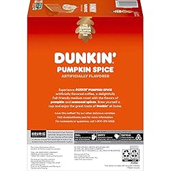 Dunkin Donuts Pumpkin Spice Flavor K-Cups for