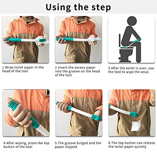 Long Reach Comfort Wipe Bottom Wipe Toliet aids (15 inch) Pricepulse