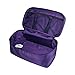 BAGSMART Travel Gear Luggage Packing Cube Lingerie Travel Case Bra Underwear Bag, Purple