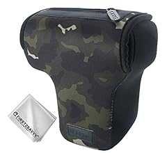 Camuflaje marrón Cámara Reflex Neopreno Protectora para Canon EOS ...