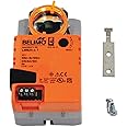 BELIMO 24VAC/DC On/Off, Floating Non-Spring Return Damper Actuator, -22° to 122°F, 45 in.-lb, 150 sec, I