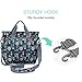 Diaper Bag - Shoulder and Stroller Diaper Bag, Waterproof, Blue Polka-dot