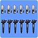 Set of (6) Platinum+2 Spark Plugs + (6) AD AutoParts Premium High Performance Ignition Coils For Ford Lincoln Mercury UF553