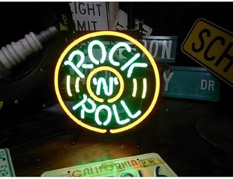 Amazon Co Jp アメリカンな雰囲気プンプンのネオン管です Neon Sign Rock N Roll ネオンサインロックンロールネオン管 アメリカン雑貨アメリカ雑貨 ホーム キッチン