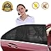 Car Sun Shade - Car Window Shade,Premium Breathable Mesh Sun Shield Protect Baby/Pet from Sun's Glare & Harmful UV Rays,Fit for Most Small and Medium Cars (2pcs/Pack,Medium Size)