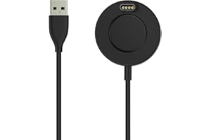 Astorgos for Garmin Watch Charger Compatible with Garmin Vivoactive 6/5, Fenix 8/7/6/5, Forerunner 970/570/265, Instinct, Venu 4/3s, Charger Cable with 3.3 ft/1 m USB-A Charging Cable, Black