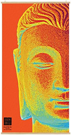 SUPERIOR QUALITY Buddhist Tapestry Printed On Heavy Cloth With Deep Pigment Inks - Striking Buddhist Wall Hangings For Your Home Or Spiritual Space - Large Buddha Poster RCK-014